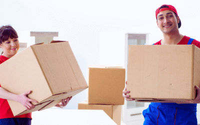 How do movers and packers ensure safe storage for furniture?
